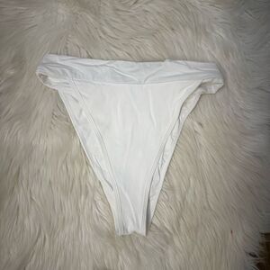 [L*Space] NWT Classic White Bikini Bottom - Size Large